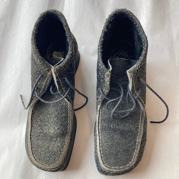 ESPACE By Robert Clergerie Women's Size 6 Chukka Boot Black Gray Y2K - Picture 2 of 13